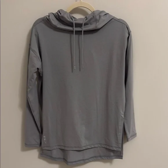 Ralph Lauren Gray Hooded Long Sleeve Top - Picture 1 of 4